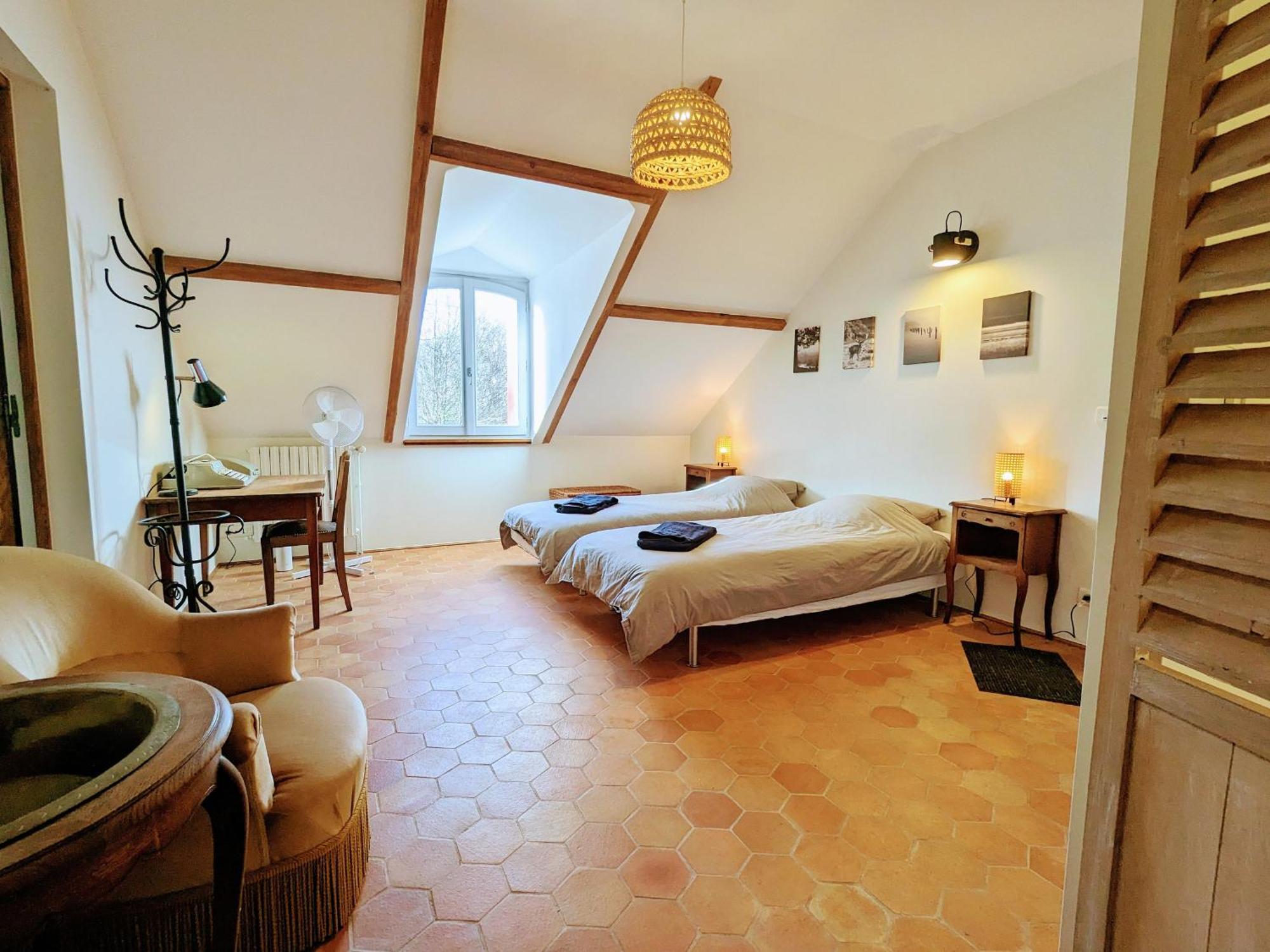 Chambre D'Hotes Avec Piscine Chauffee Dans Le Parc De La Brenne - Fr-1-591-574 Bed & Breakfast Rosnay  ภายนอก รูปภาพ